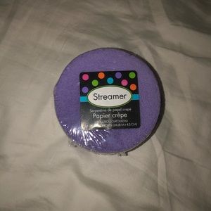 Purple streamer one roll!